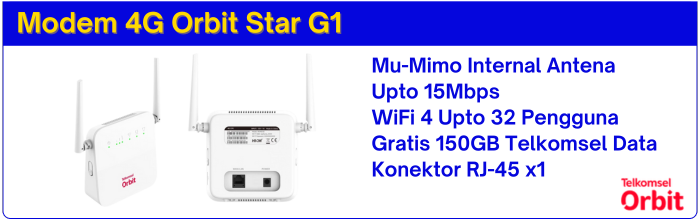 Modem 4G Orbit Star G1