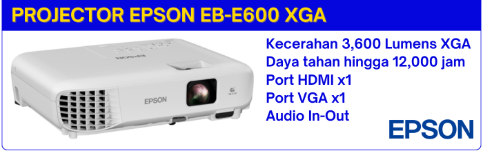 PROJECTOR EPSON EB-E600 XGA
