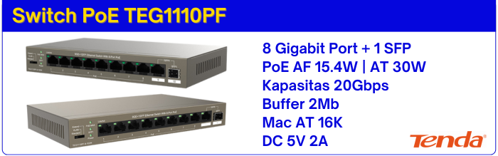 Switch PoE TEG1110PF