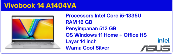 Vivobook 14 A1404VA