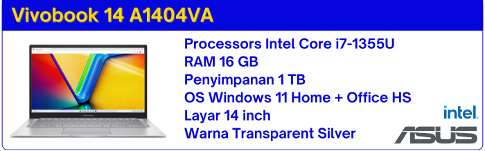 Vivobook 14 A1404VA