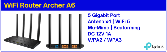 WiFi Router Archer A6